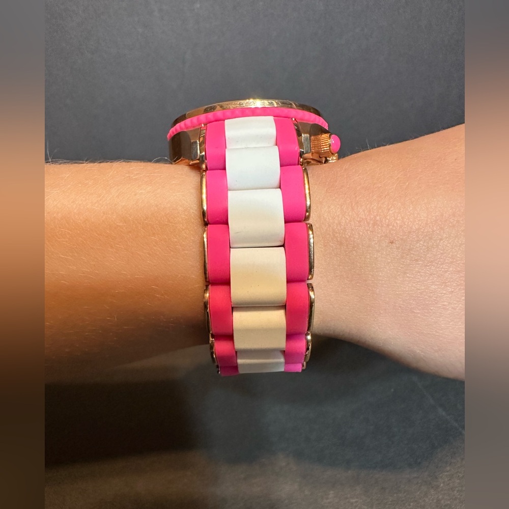 Marc by Marc Jacobs watch NEW pink and gold watch with extra links NWOB - Picture 4 of 8